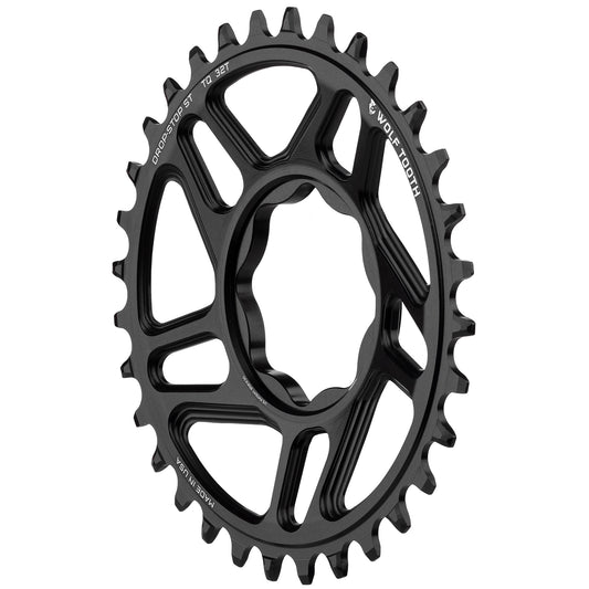 Chainrings Wolf Tooth Wolf Tooth Trek TQ Direct Mount Chainring - Drop-Stop ST 30T Black Dark Slate Gray