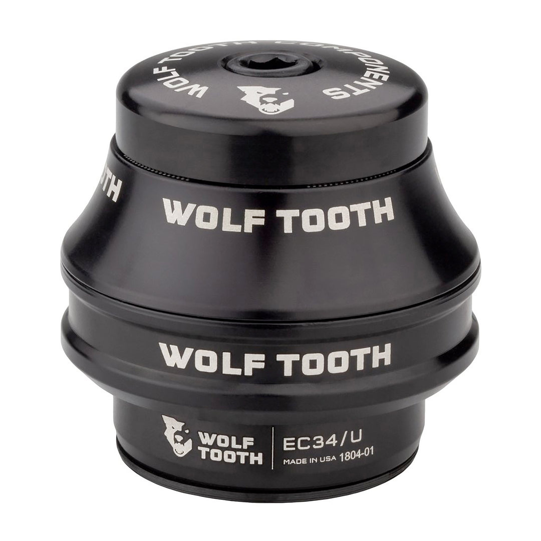 Headset Upper Wolf Tooth Wolf Tooth Performance Headset - EC34/28.6 Upper 16mm Stack Black Dark Slate Gray