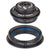 Headsets Wolf Tooth Wolf Tooth GeoShift Performance Angle Headset - 1 Deg Short ZS44/ZS56 Black Dark Slate Gray