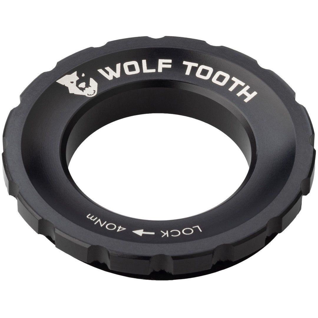 Disc Rotor Wolf Tooth Wolf Tooth CenterLock Rotor Lockring - External Splined Black Dark Slate Gray