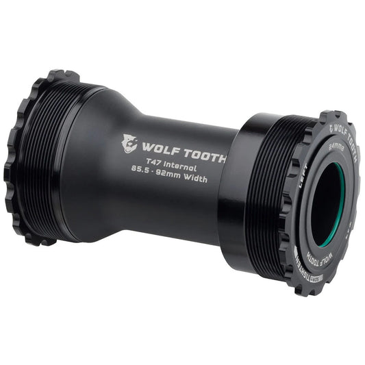 Bottom Brackets Wolf Tooth Wolf Tooth Bottom Bracket - T47 Inboard 85.5/92mm For 24mm Spindle Black Dark Slate Gray
