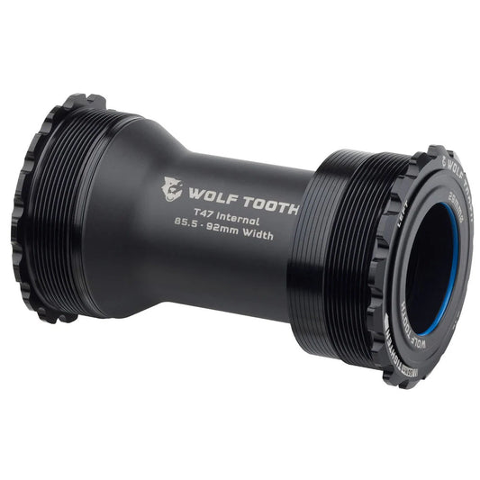 Bottom Brackets Wolf Tooth Wolf Tooth Bottom Bracket - T47 Inboard 85.5/92mm For 29mm Spindle Black Dark Slate Gray