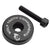 Headset Top Caps Wolf Tooth Wolf Tooth Ultralight Stem Cap with Integrated 5mm Spacer - Black Dark Slate Gray