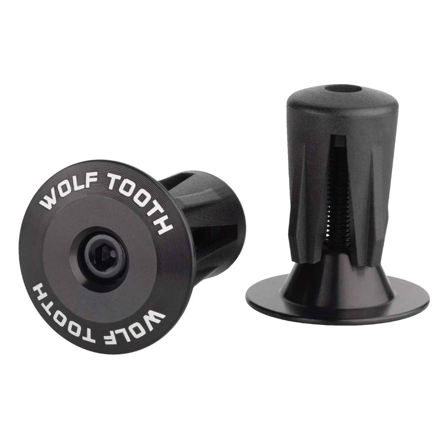 Wolf Tooth Alloy Bar End Plugs - Black