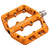 Pedals Wolf Tooth Wolf Tooth Components Waveform Platform Pedal Small - Orange Chocolate