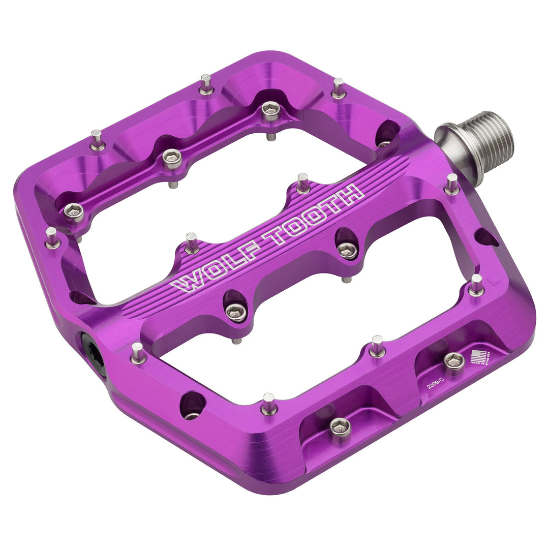Pedals Wolf Tooth Wolf Tooth Waveform Pedals - Purple Large Medium Orchid