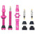 Tubeless Valves Wolf Tooth Wolf Tooth Tubeless Valve Stem Kit - 44 mm Pink Pale Violet Red