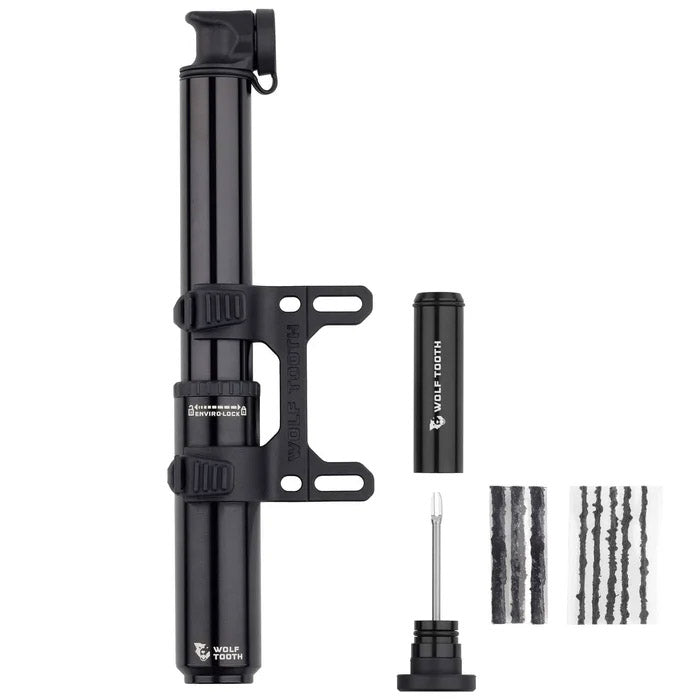 Frame Pump Wolf Tooth Wolf Tooth Encase Pump with Tire Plug Tool - 85cc Dark Slate Gray