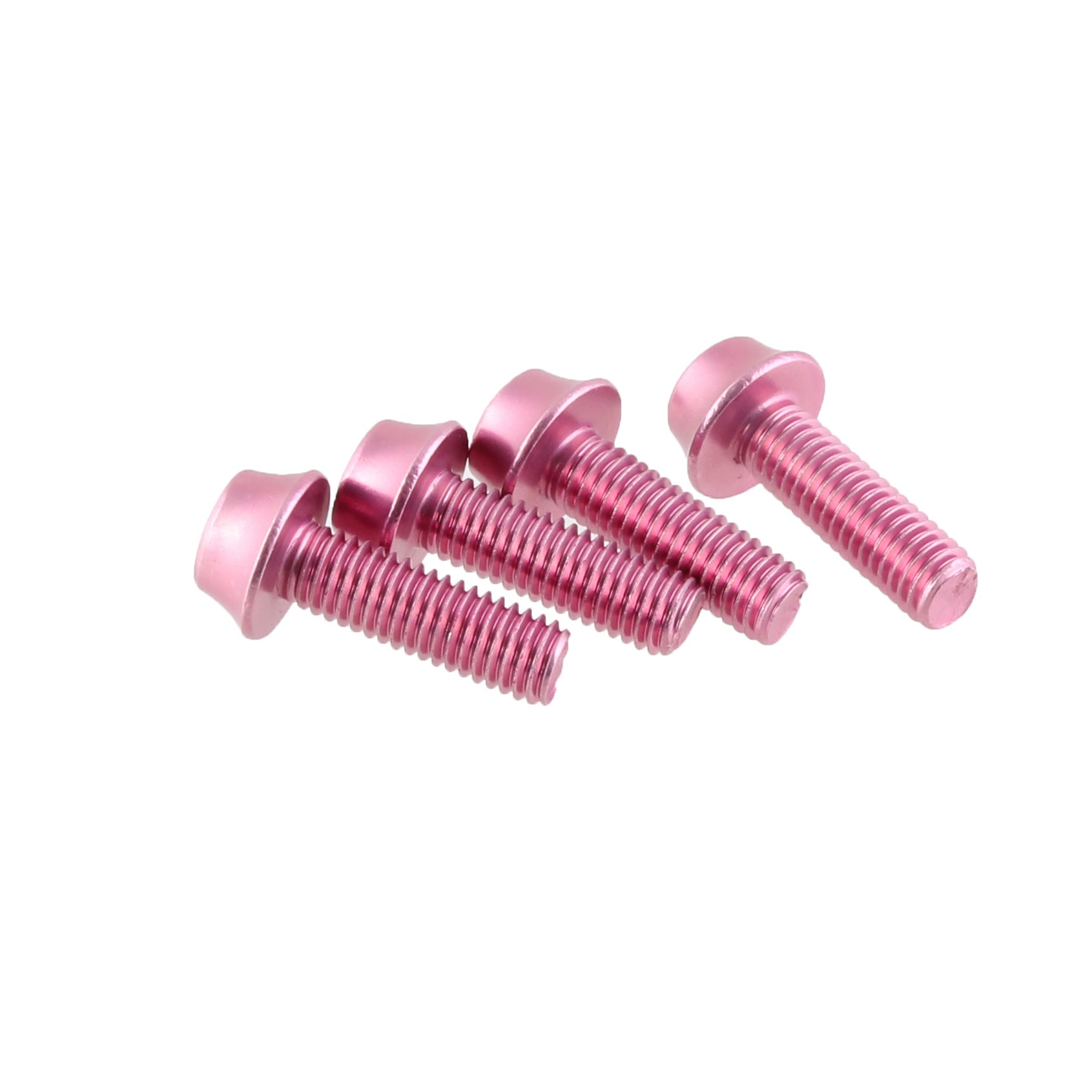 Water Bottle Cage Parts Wolf Tooth Wolf Tooth Water Bottle Cage Bolts - Set/4 Aluminum Pink Pale Violet Red