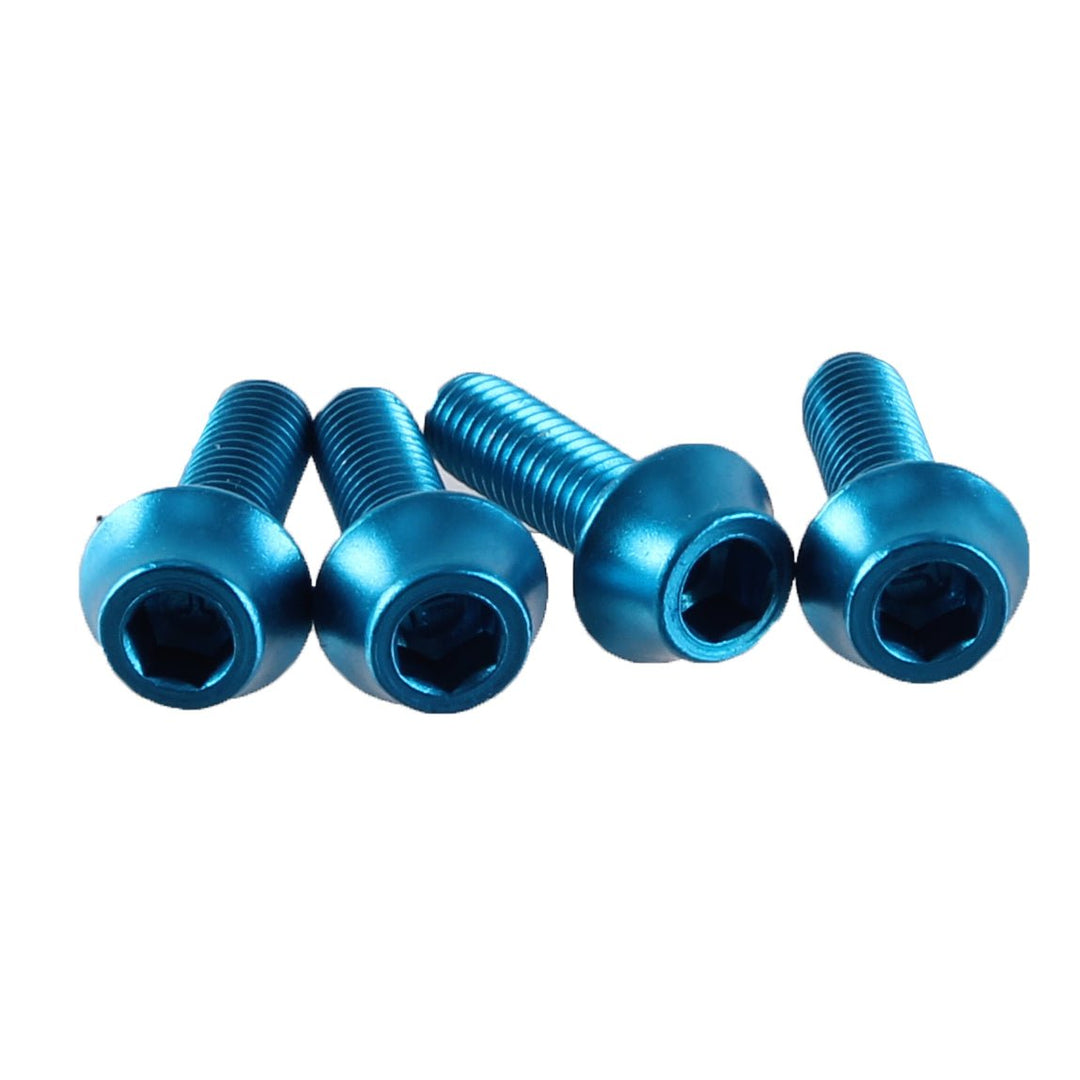 Water Bottle Cage Parts Wolf Tooth Wolf Tooth Water Bottle Cage Bolts - Set/4 Aluminum Teal Dark Slate Gray