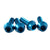 Water Bottle Cage Parts Wolf Tooth Wolf Tooth Water Bottle Cage Bolts - Set/4 Aluminum Teal Dark Slate Gray