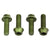 Water Bottle Cage Parts Wolf Tooth Wolf Tooth Water Bottle Cage Bolts - Set/4 Aluminum Olive Dark Olive Green