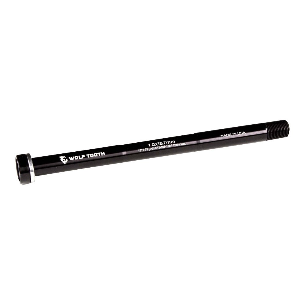 Wheel Skewers & Thru-Axles Wolf Tooth Wolf Tooth Components Rear Replacement Thru-Axle 1.0x167mm - Black Black