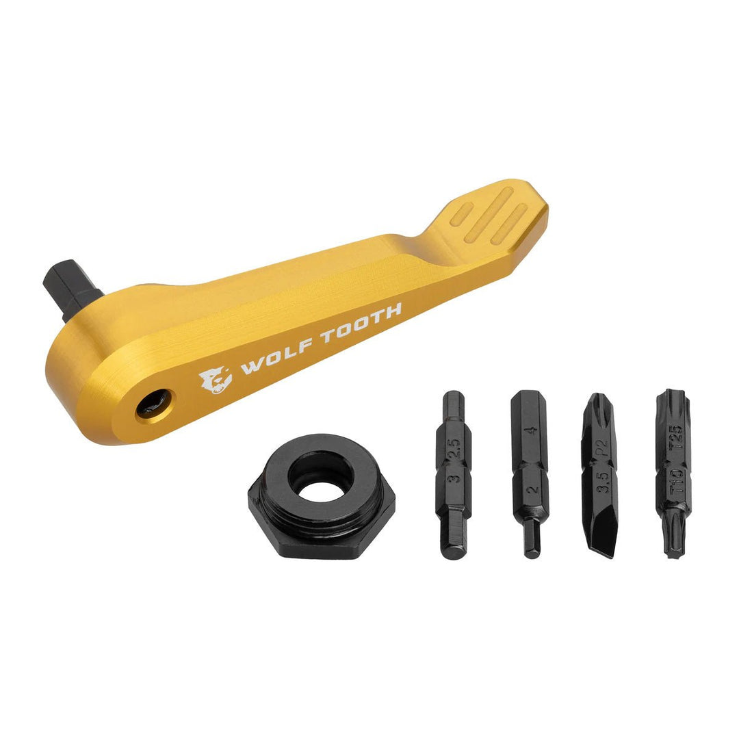 Multi Tools Wolf Tooth Wolf Tooth Axe Handle Multi-Tool - Gold Dark Slate Gray