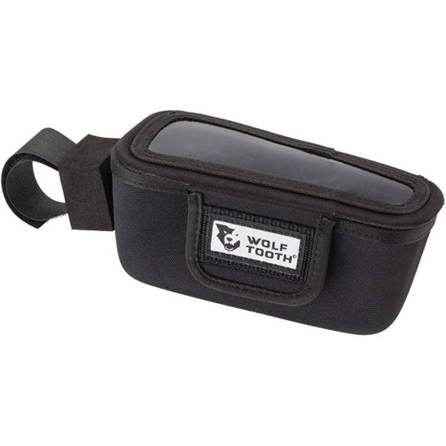 Handlebar/Stem Bags & Packs Wolf Tooth Wolf Tooth Components Mountain BarBag (Right) Black w/Clear Top Dark Slate Gray