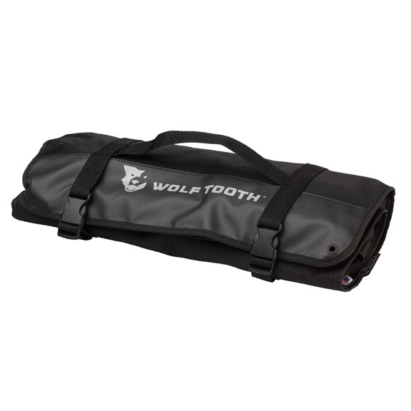 Tool Kit Wolf Tooth Wolf Tooth Travel Tool Wrap Black Dark Slate Gray