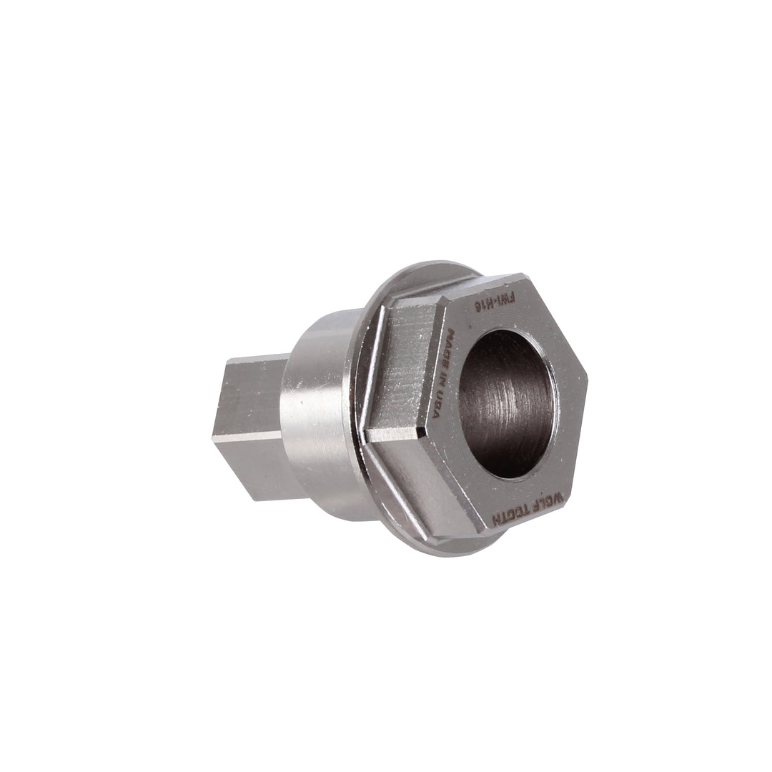 Benchtop Tools Wolf Tooth Wolf Tooth Pack Wrench Insert 16mm Hex Light Slate Gray