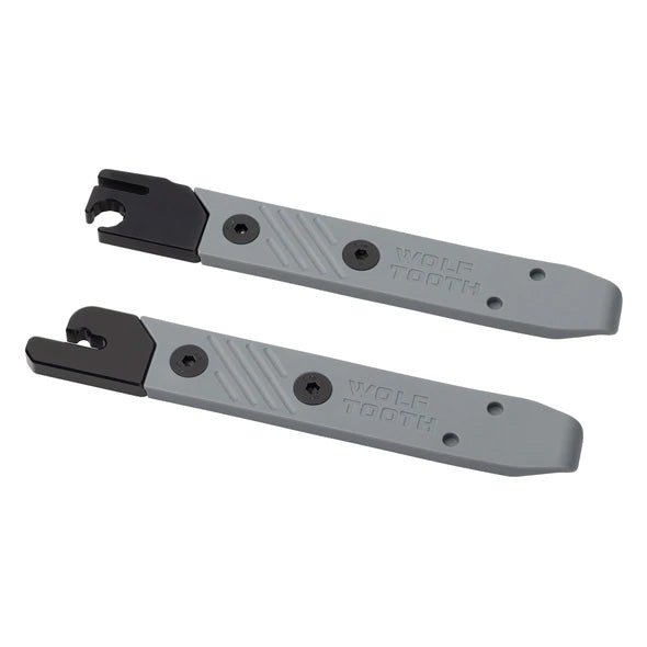 Multi Tools Wolf Tooth Wolf Tooth 8-Bit Tire Lever Kit One Light Slate Gray