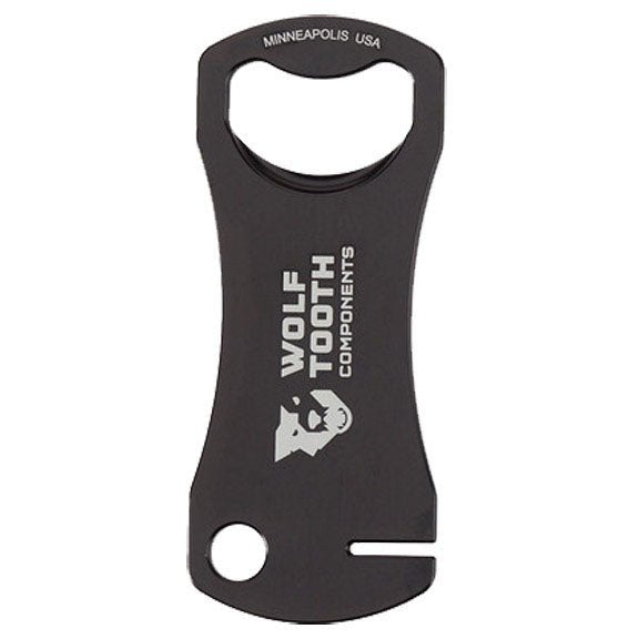 Multi Tools Wolf Tooth Wolf Tooth Components Bottle Opener and Rotor Truing Tool Black Dark Slate Gray