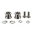 Wheel Skewers & Thru-Axles Robert Axle Project Robert Axle Project Bobbins for Bob Trailer Thru-Axle Pair Light Slate Gray