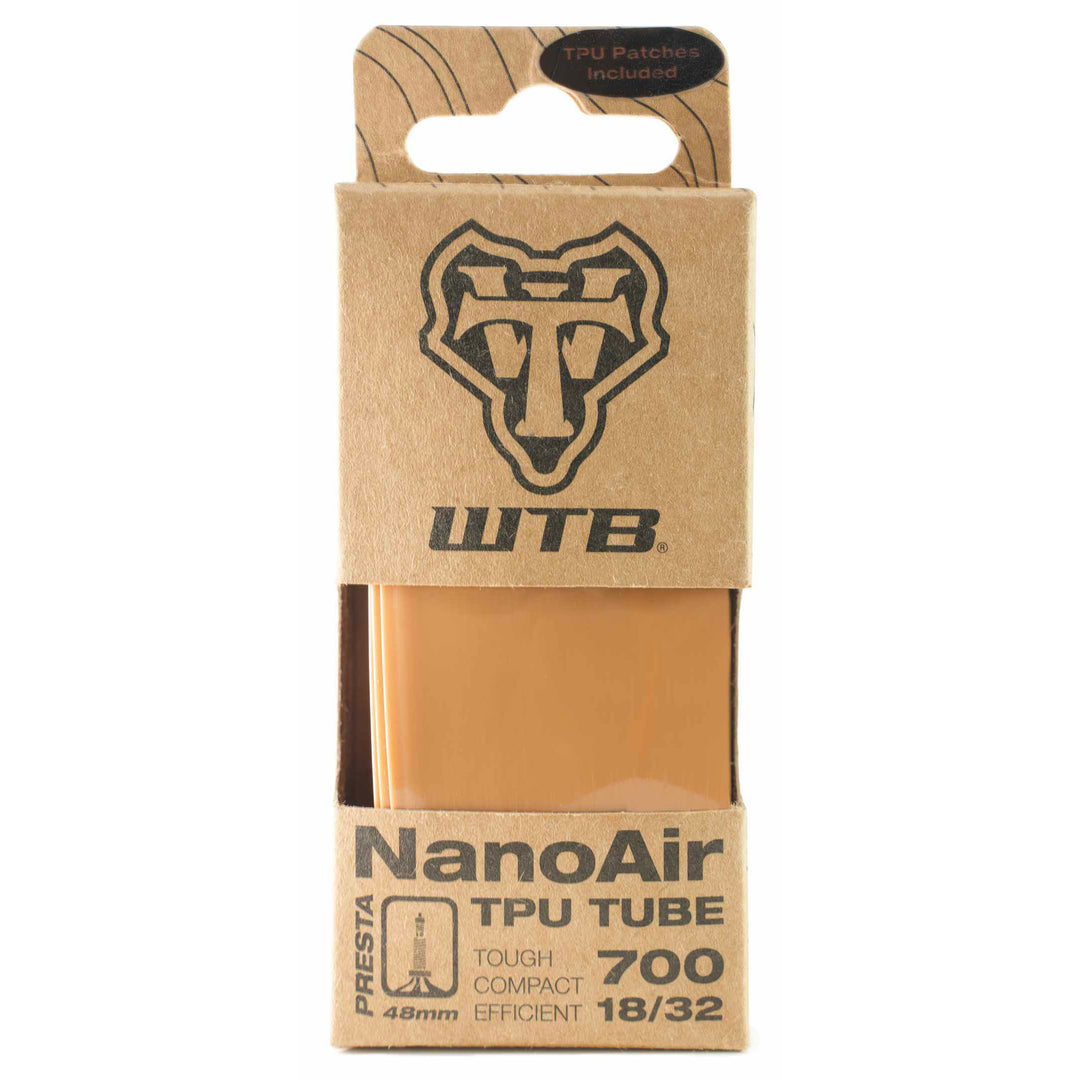 Tube WTB WTB NanoAir TPU Tube 700 x 18 - 32mm 48mm PV Dark Khaki