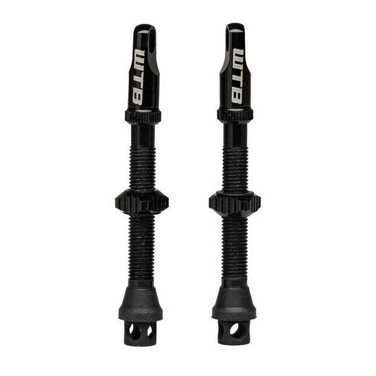 Tubeless Valves WTB WTB TCS Max-Flow Tubeless Valves - 44mm Black Pair Black