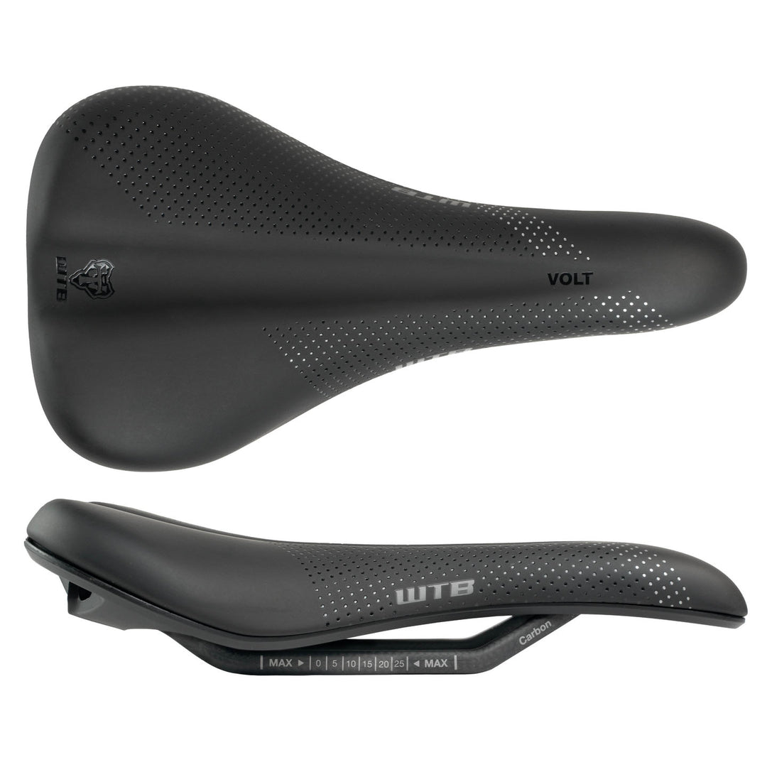 Saddles WTB WTB Volt Fusion Form Saddle - Carbon Black Medium Dark Slate Gray