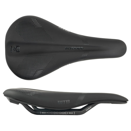 Saddles WTB WTB Silverado 265 Fusion Form Saddle - Carbon Black Medium Dark Slate Gray