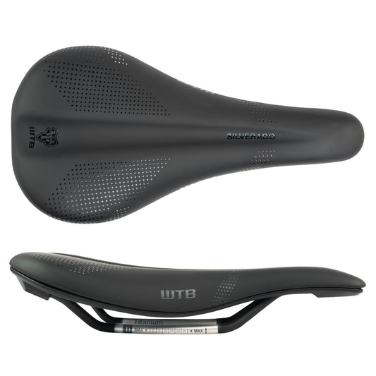 Saddles WTB WTB Silverado 265 Fusion Form Saddle - Titanium Black Medium Dark Slate Gray