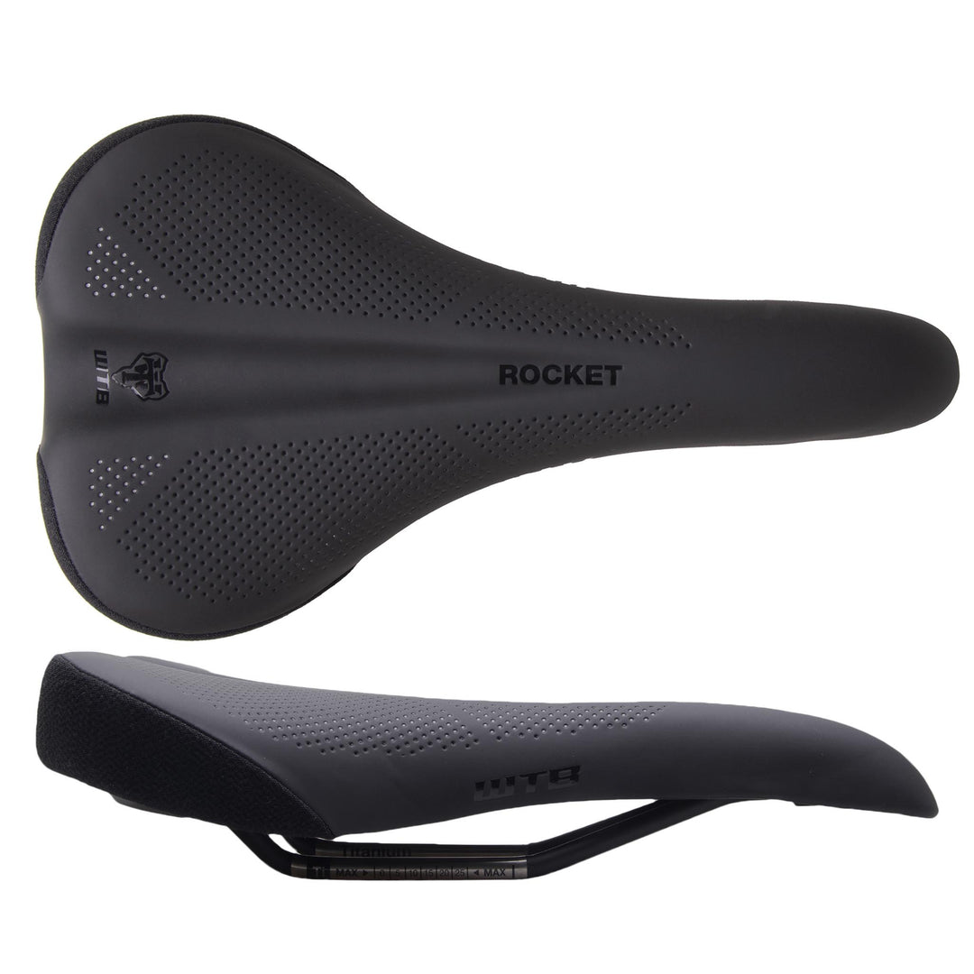 Saddles WTB WTB Rocket Saddle - Titanium Black Wide Dark Slate Gray