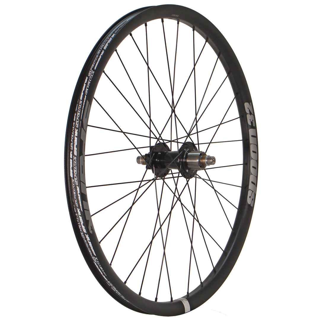 Wheels Wheel Factory Wheel Factory Spank Spoon 26" Hope Pro5 R Wheel 12x142 TA HG (SS) Dark Slate Gray