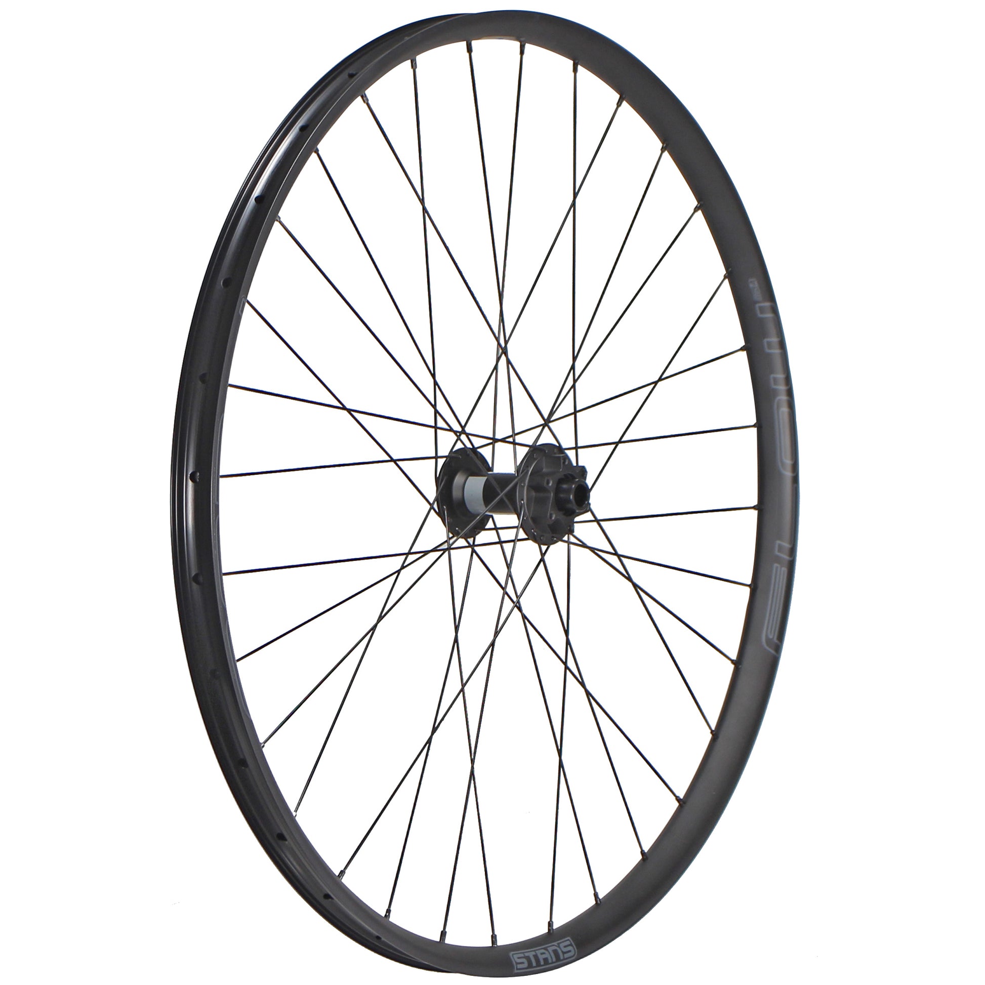 Wheels Wheel Factory Wheel Factory Stans Flow MK4 27.5" DT 370 15x110 Boost 6B Dark Slate Gray