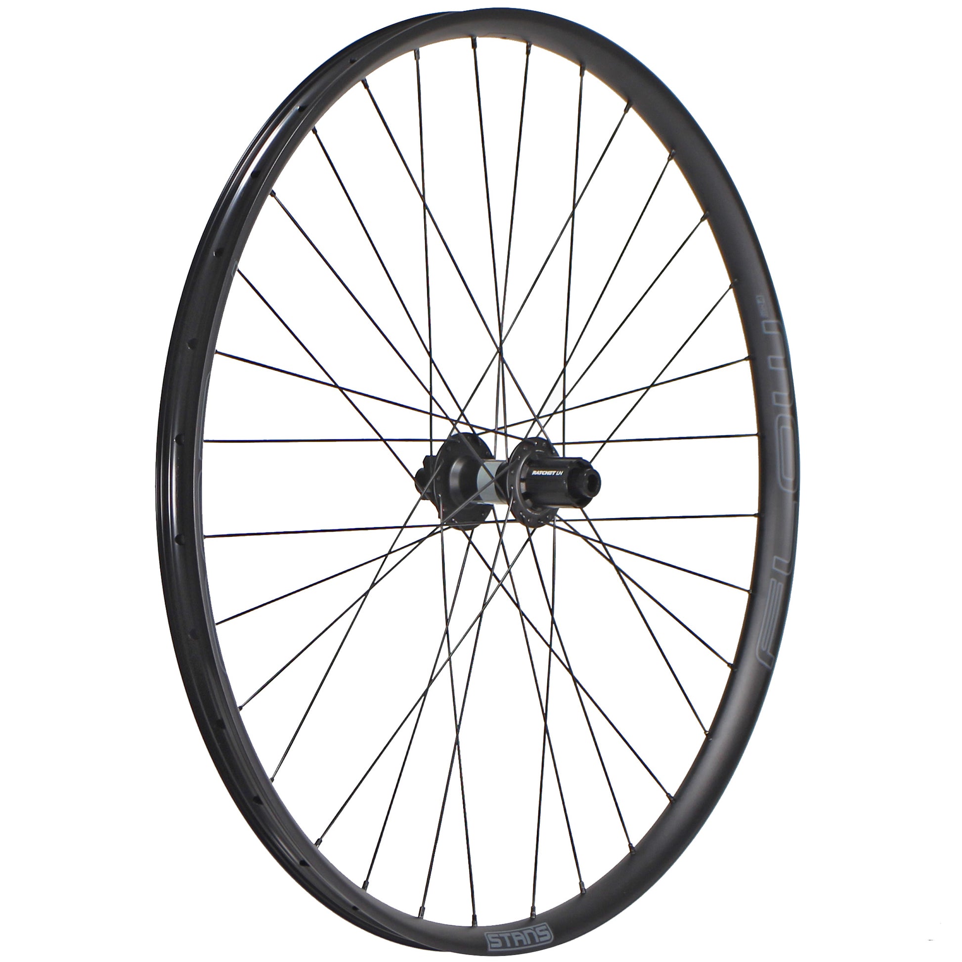 Wheels Wheel Factory Wheel Factory Stans Flow MK4 27.5" DT 370 12x142 TA 6B HG Dark Slate Gray