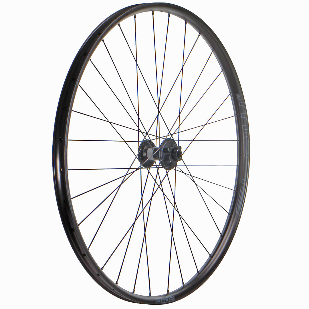 Wheels Wheel Factory Wheel Factory Stans Flow EX3 29" DT 370 LN Front Wheel 15x110 White Smoke
