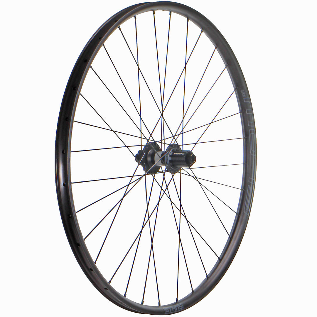 Wheels Wheel Factory Wheel Factory Stans Flow EX3 29" DT 370 LN Rear Wheel 12x148 HG Dark Slate Gray