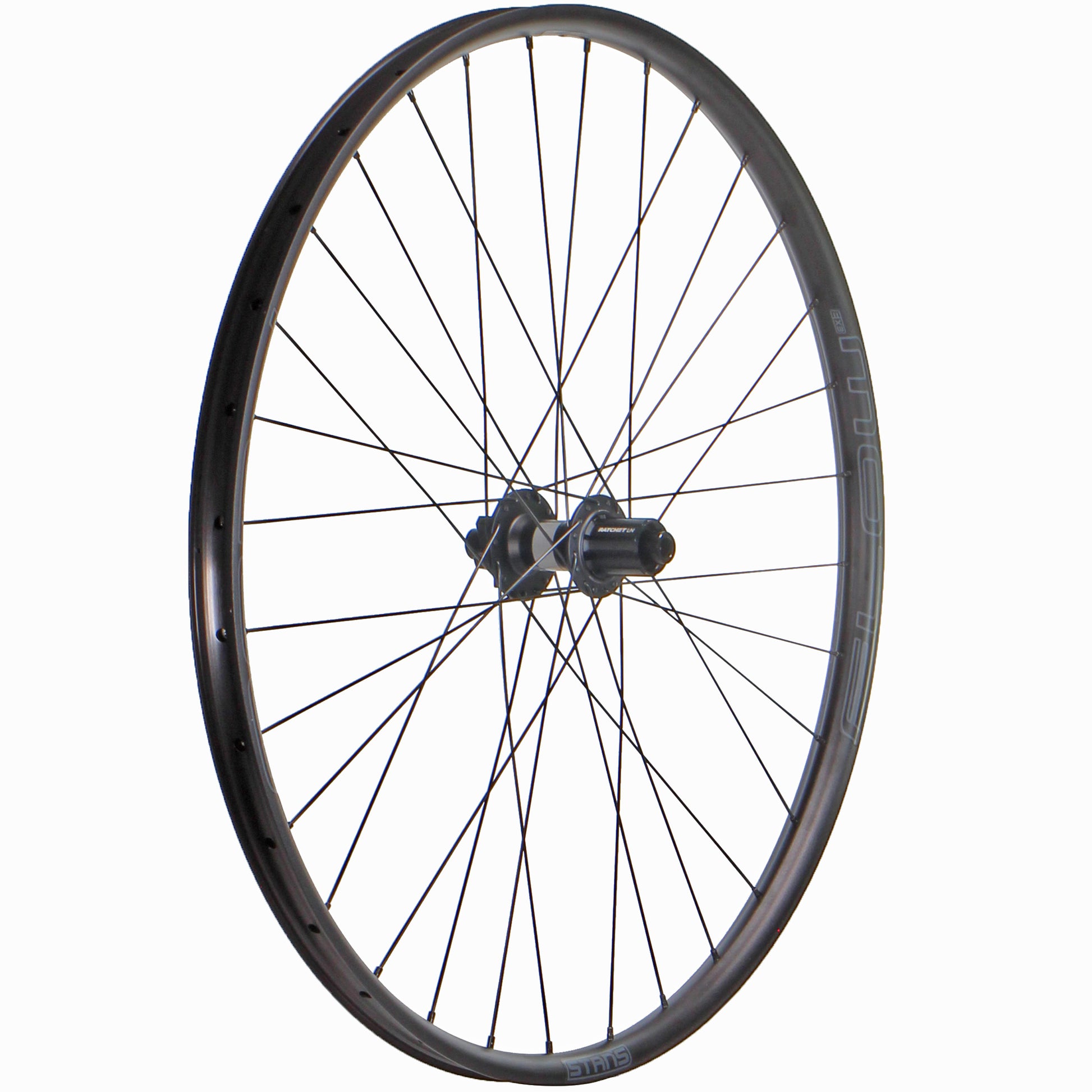Wheels Wheel Factory Wheel Factory Stans Flow EX3 29" DT 370 LN Rear Wheel 12x148 HG Dark Slate Gray