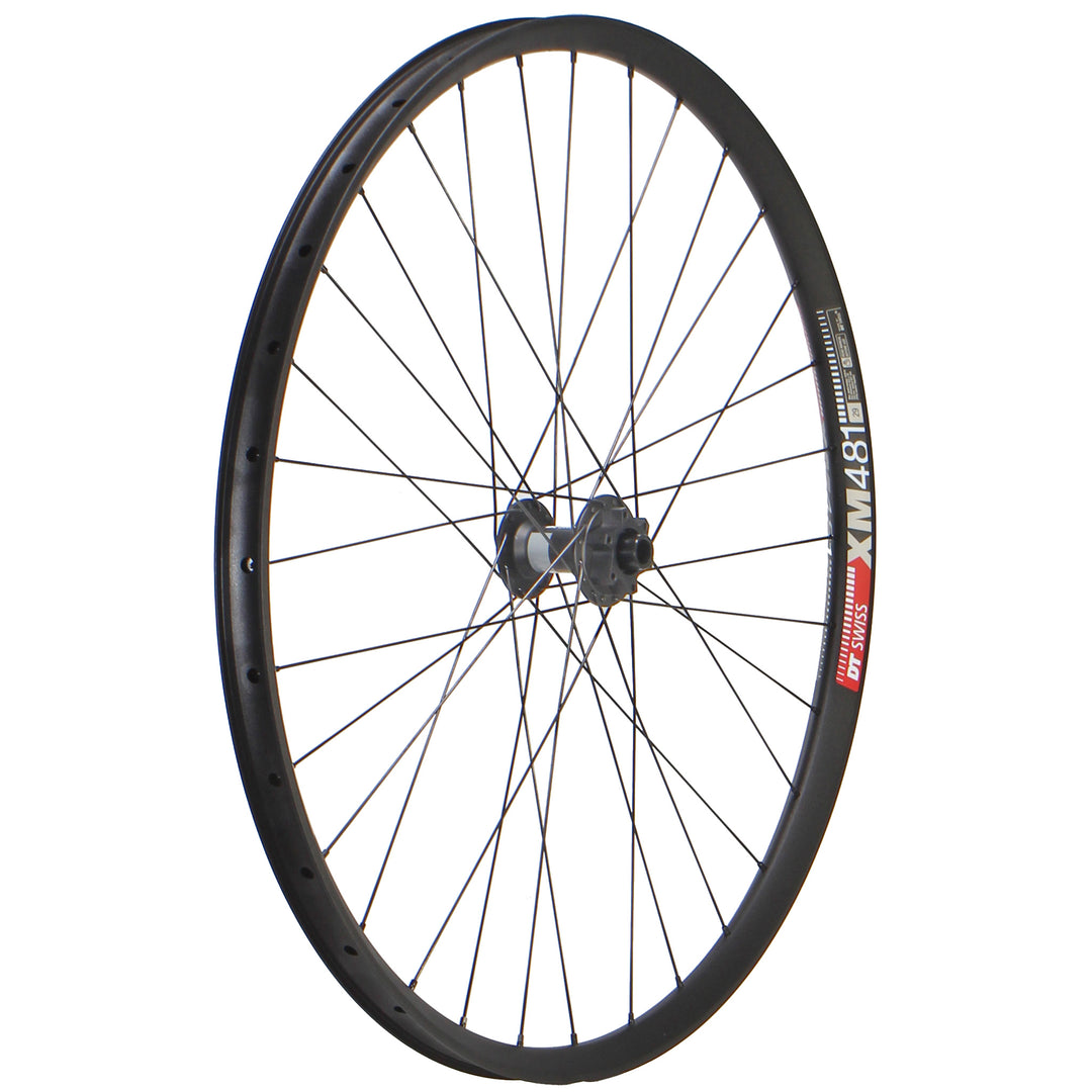 Wheels Wheel Factory Wheel Factory DT XM481 29" DT 370 LN Front Wheel 15x100 TA Dark Slate Gray