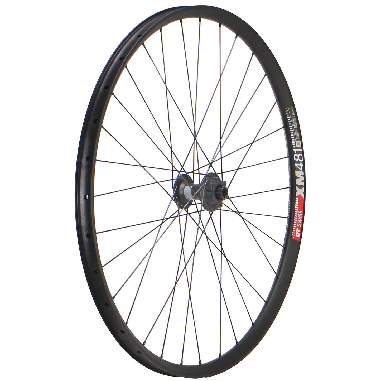 Wheels Wheel Factory Wheel Factory DT XM481 29" DT 370 LN Front Wheel 15x110 Boost Dark Slate Gray