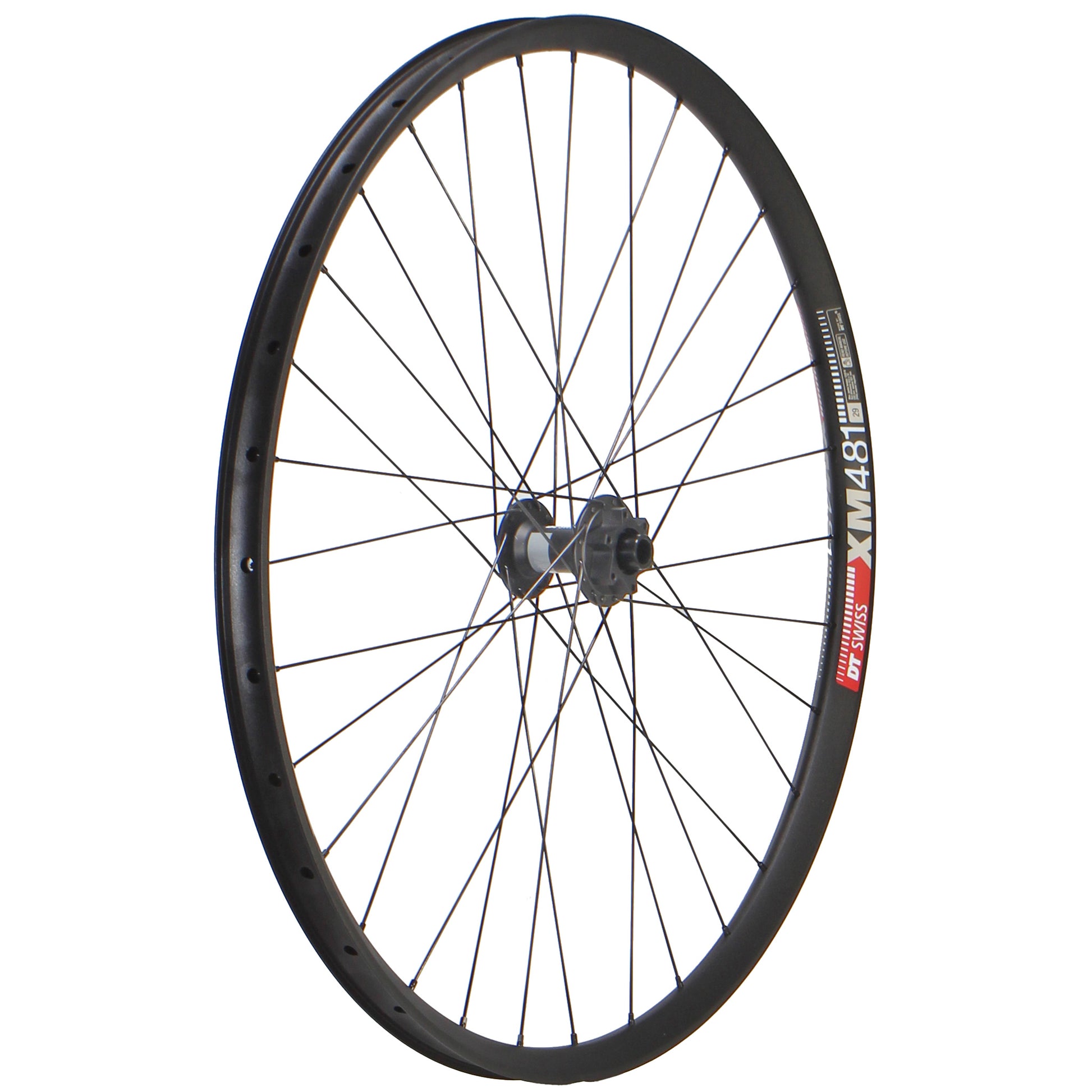 Wheels Wheel Factory Wheel Factory DT XM481 29" DT 370 LN Front Wheel 15x110 Boost Dark Slate Gray