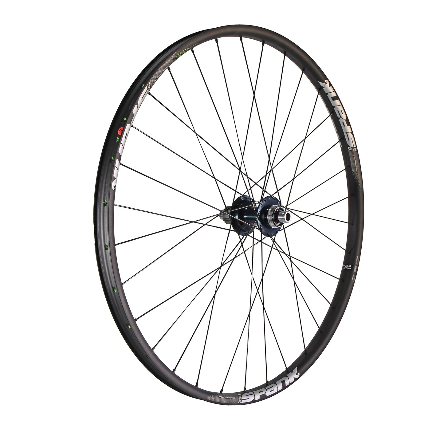 Wheels Wheel Factory Wheel Factory Spank 350 Vibrocore 29" SLX Rear Wheel 12x148 MS CL Dark Slate Gray