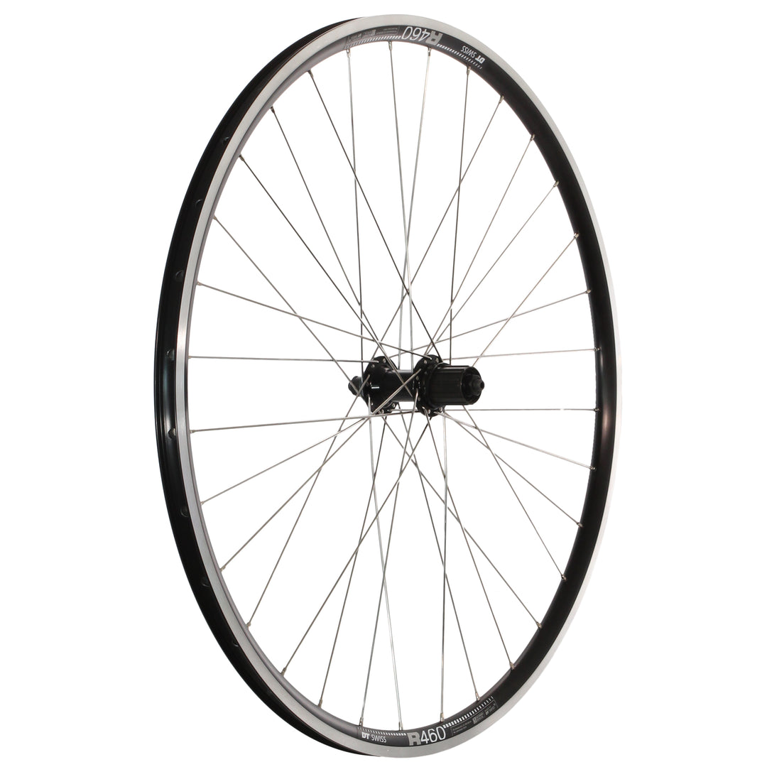 Wheels Wheel Factory Wheel Factory DT R460 700c Shimano Tiagra Rear Wheel 10x130 QR Light Gray