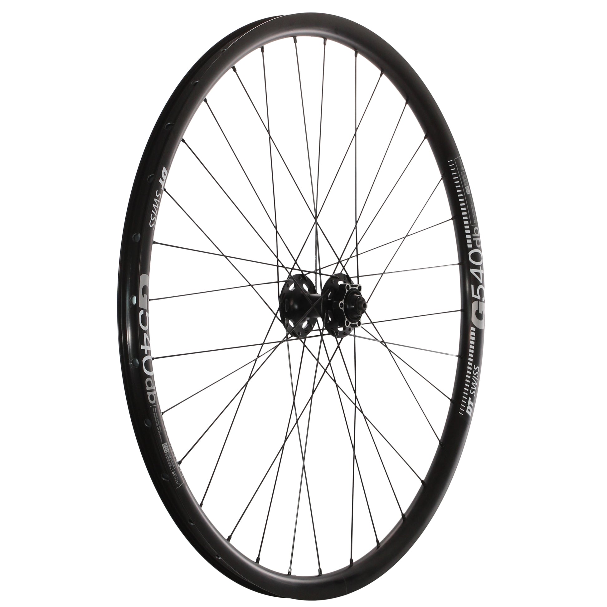 Wheels Wheel Factory Wheel Factory DT G540 700c Shimano M475 Front Wheel 9x100 QR Dark Slate Gray