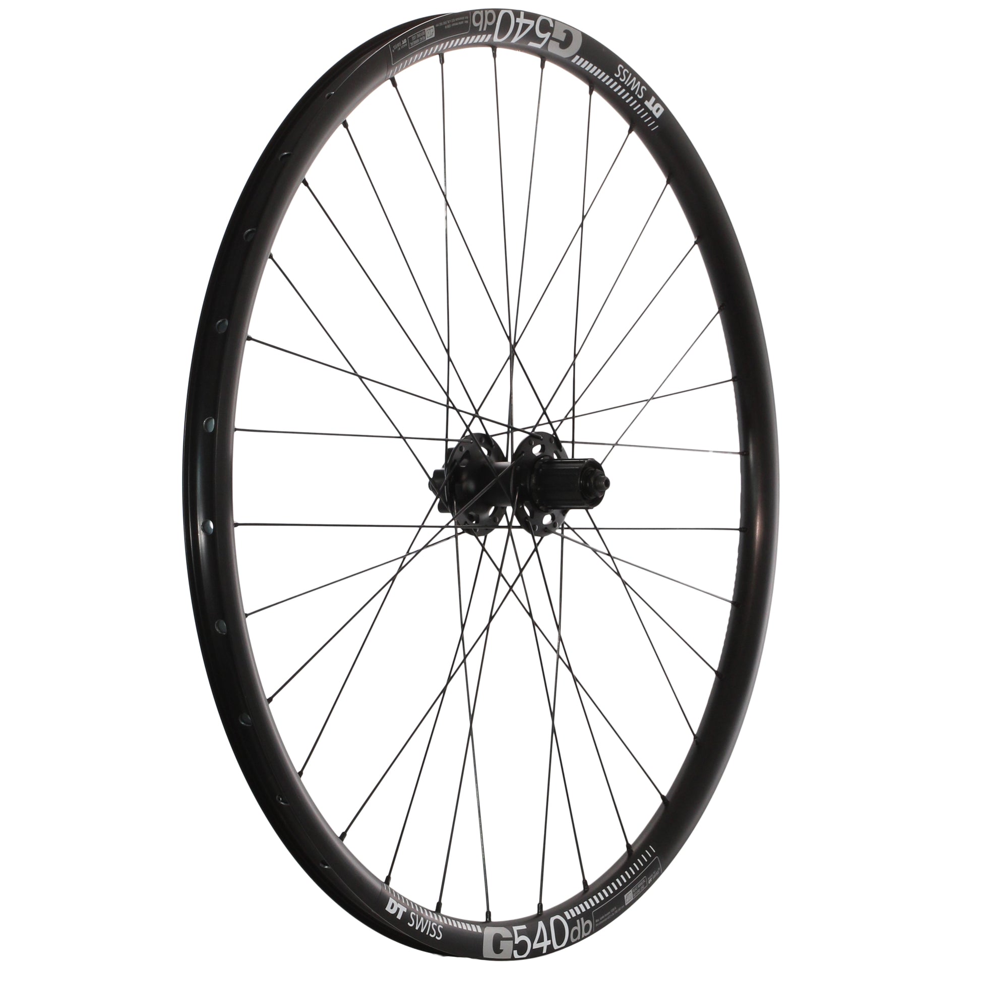 Wheels Wheel Factory Wheel Factory DT G540 700c Shimano M475 rear Wheel 10x135 QR HG Dark Slate Gray