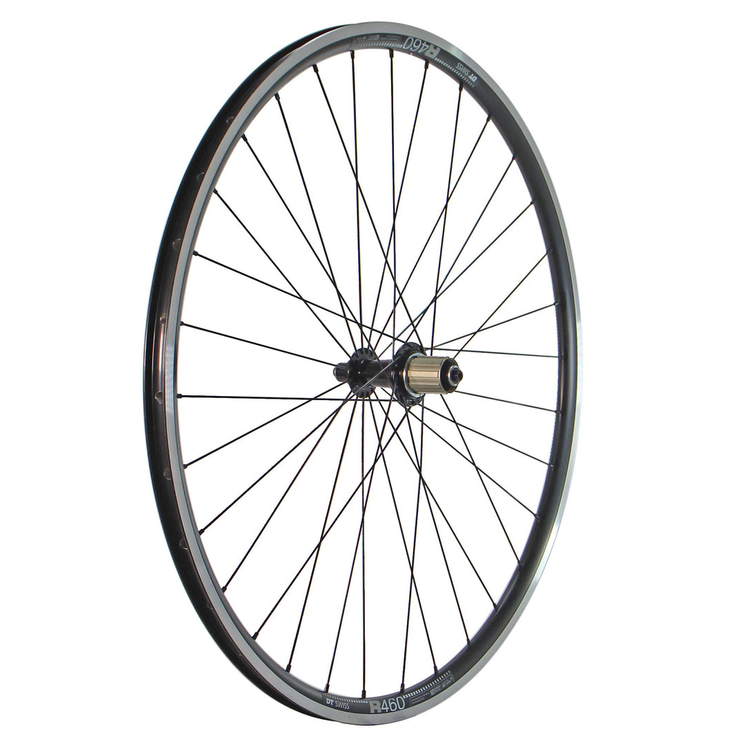 Wheels Wheel Factory Wheel Factory DT R460 Rim Brake 700c Bitex HG Rd-11 10x130 QR Dark Slate Gray