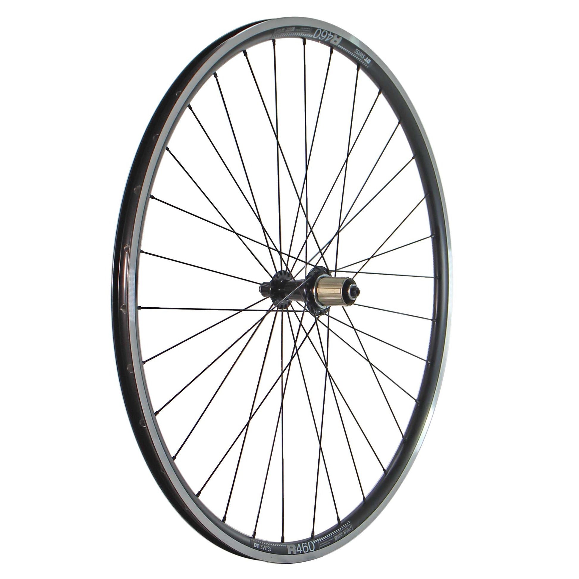 Wheels Wheel Factory Wheel Factory DT R460 Rim Brake 700c Bitex HG Rd-11 10x130 QR Dark Slate Gray