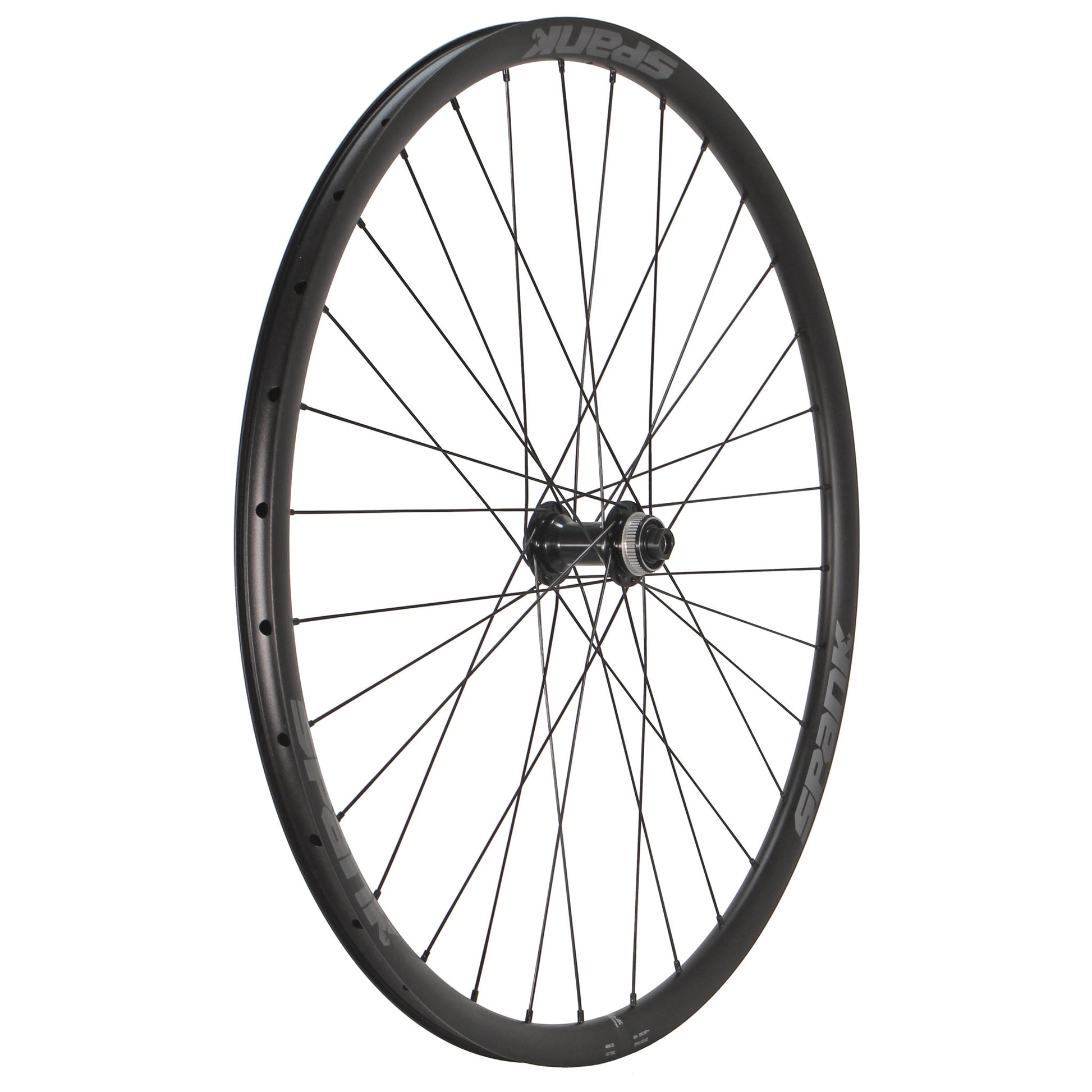 Wheels Wheel Factory Wheel Factory Spank Wing22 700c Shimano Tiagra F Wheel 12x100 TA Dark Slate Gray
