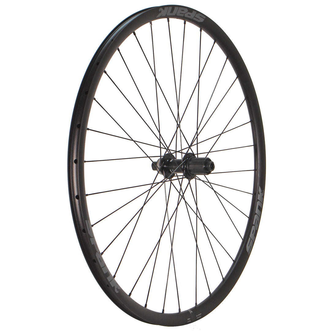 Wheels Wheel Factory Wheel Factory Spank Wing22 700c Shim Tiagra R Wheel 12x142 TA HGr Dark Slate Gray