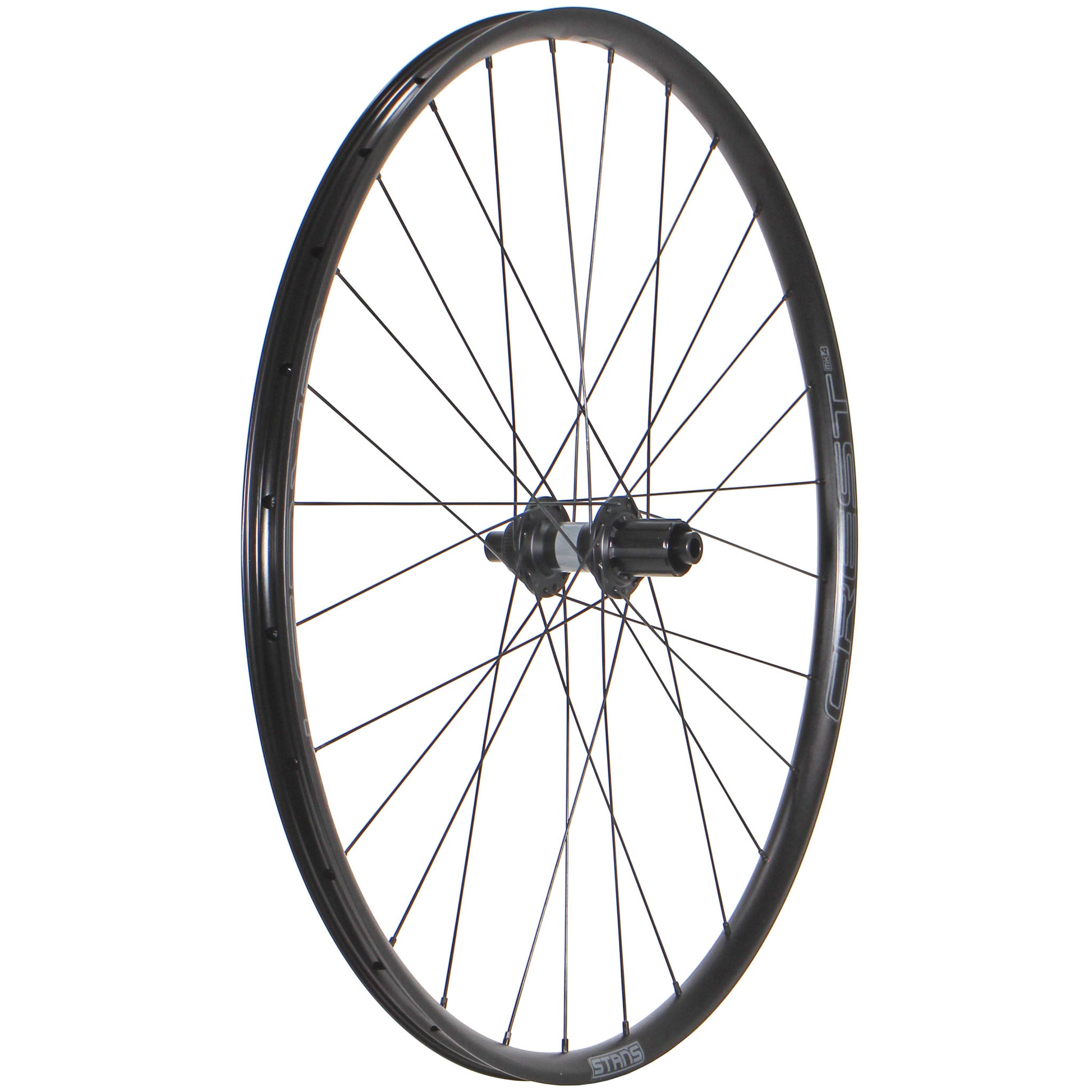 Wheels Wheel Factory Wheel Factory Stans Crest MK4 DT 370 LN 12x142 TA HG rd (8-11sp) Dark Slate Gray