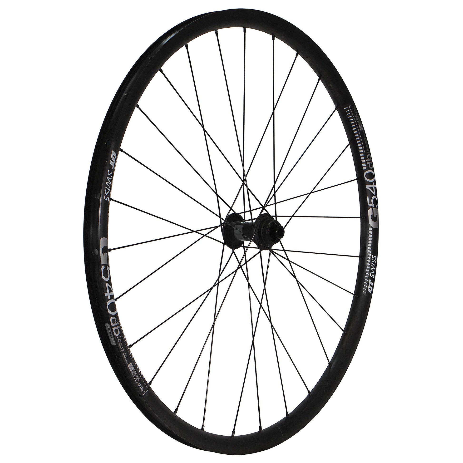 Wheels Wheel Factory Wheel Factory DT G540 700c DT 370 LN CL 12x100 TA Black