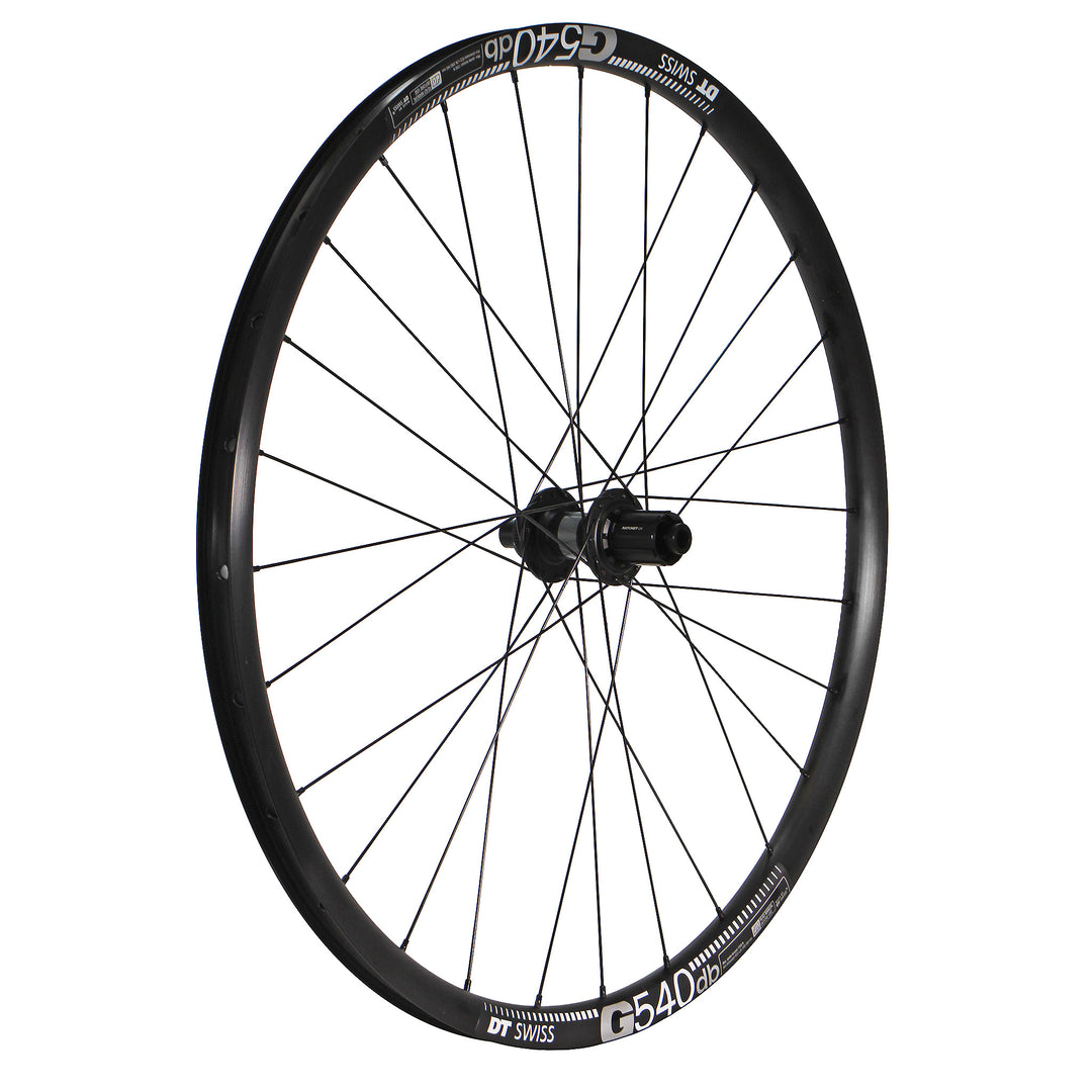 Wheels Wheel Factory Wheel Factory DT G540 700c DT 370 LN CL 12x142 TA HG rd White Smoke